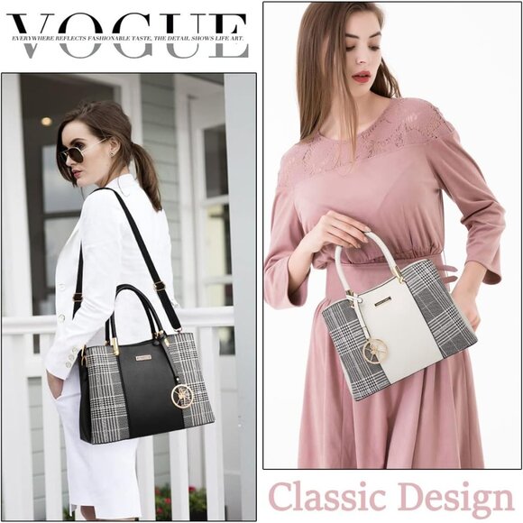 Women Purses and Handbags Top Handle Satchel Shoulder Bags Messenger Tote Bag fo - Picture 3 of 8